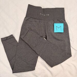 NVGTN Dark Gray High-Waist Leggings